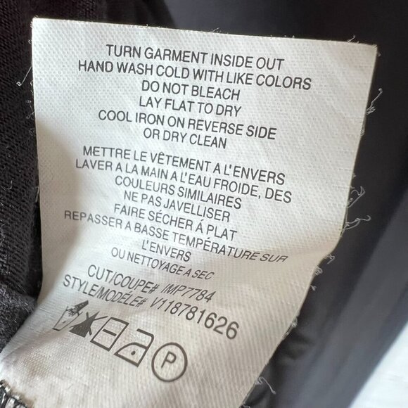 Vince Top Womens Size S/P Black Long Sleeve Silk Blend Minimalist Leisurewear - Picture 14 of 15